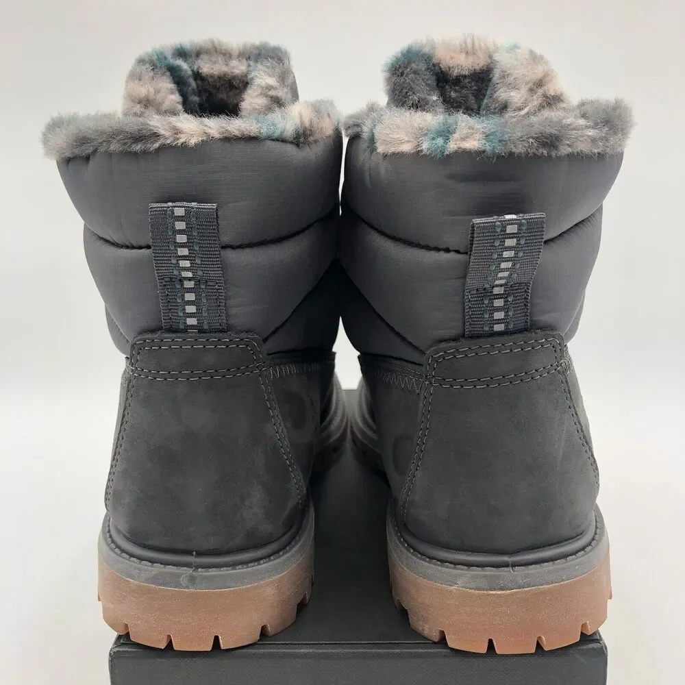 Women's Gray Winter Boots - Picture 13 of 16
